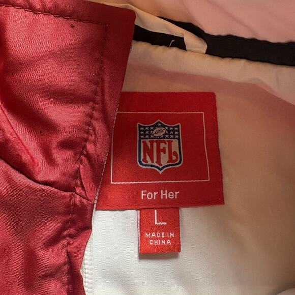 Women’s San Francisco 49ers Lightweight Jacket Full Zip Large - Picture 5 of 6